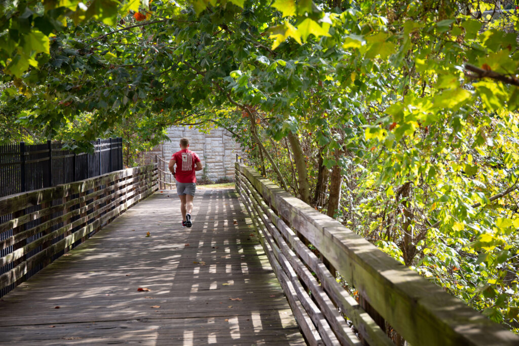 Runner on a Cumberland CID Trail