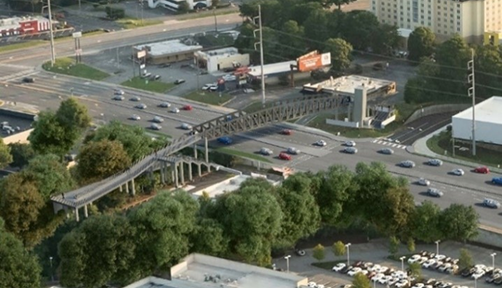 Cobb Parkway Pedestrian Bridge