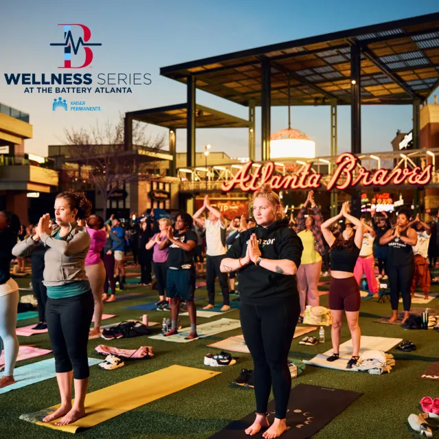 Yoga-at-The-Battery-Atlanta-Presented-by-Kaiser-Permanente | We Are Cumberland